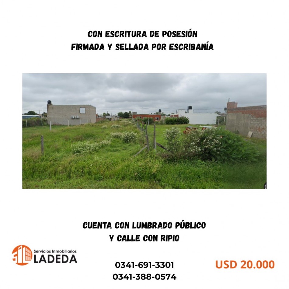 LOTE EN ANDINO DE 336M2 BARRIO QUEBRADA II