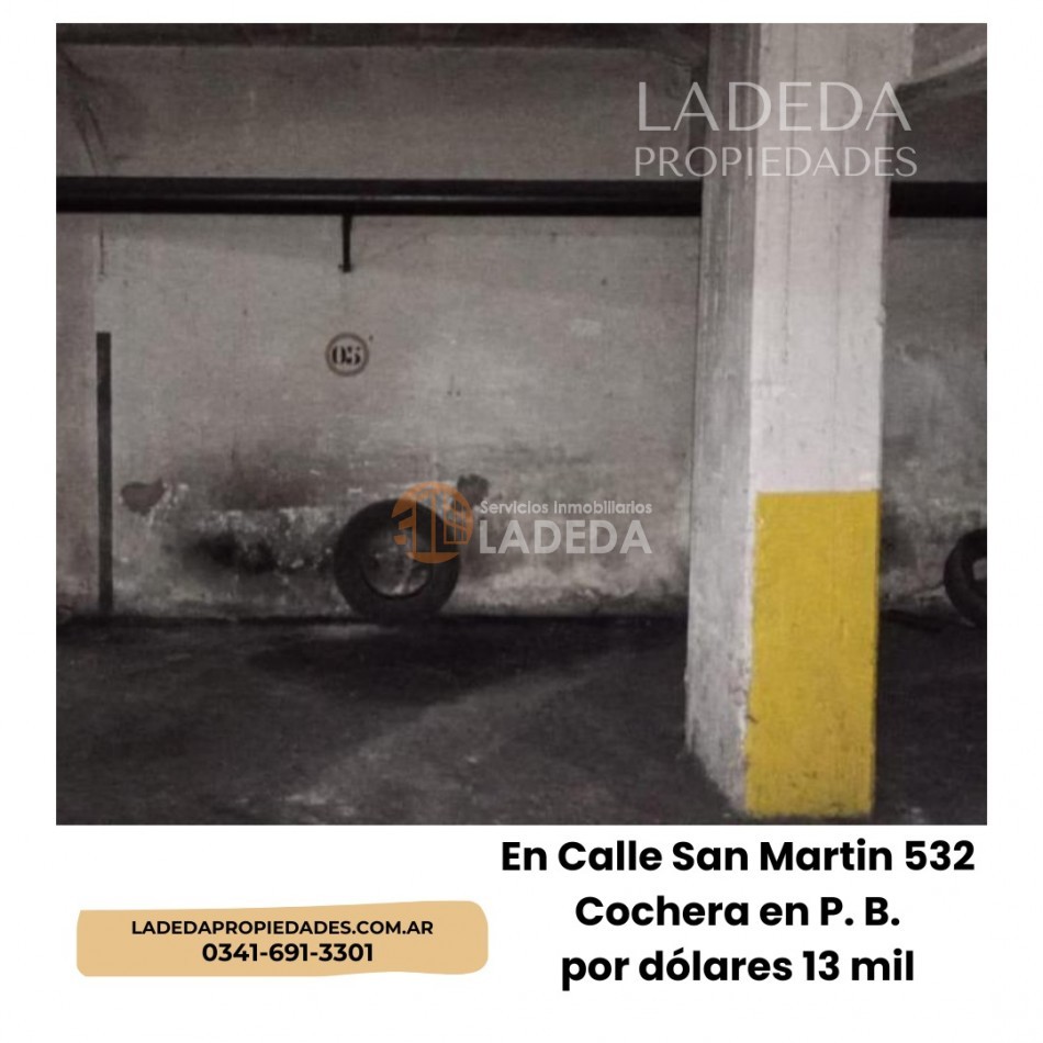 COCHERA EN CALLE SAN MARTIN 532