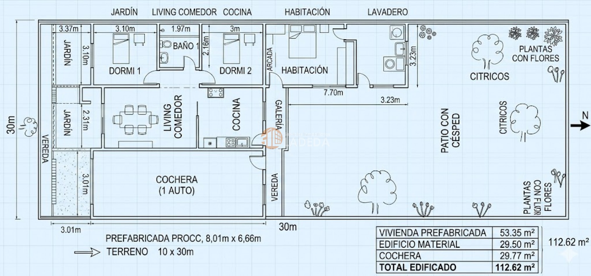CASA 3 DORMITORIOS Y HERMOSO JARDIN EN ZAVALLA