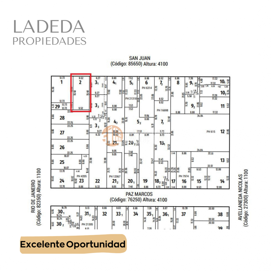 Lote Ideal Constructoras Calle San Juan 4183