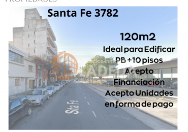 Lote para Edificar en Av. Santa Fe 3782
