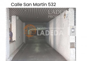 COCHERA EN CALLE SAN MARTIN 532